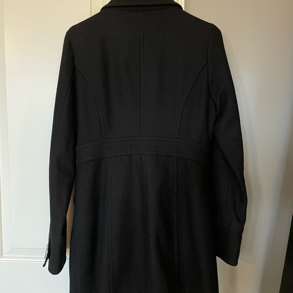Anthropology Tulle black fitted pea coat - Picture 4 of 4